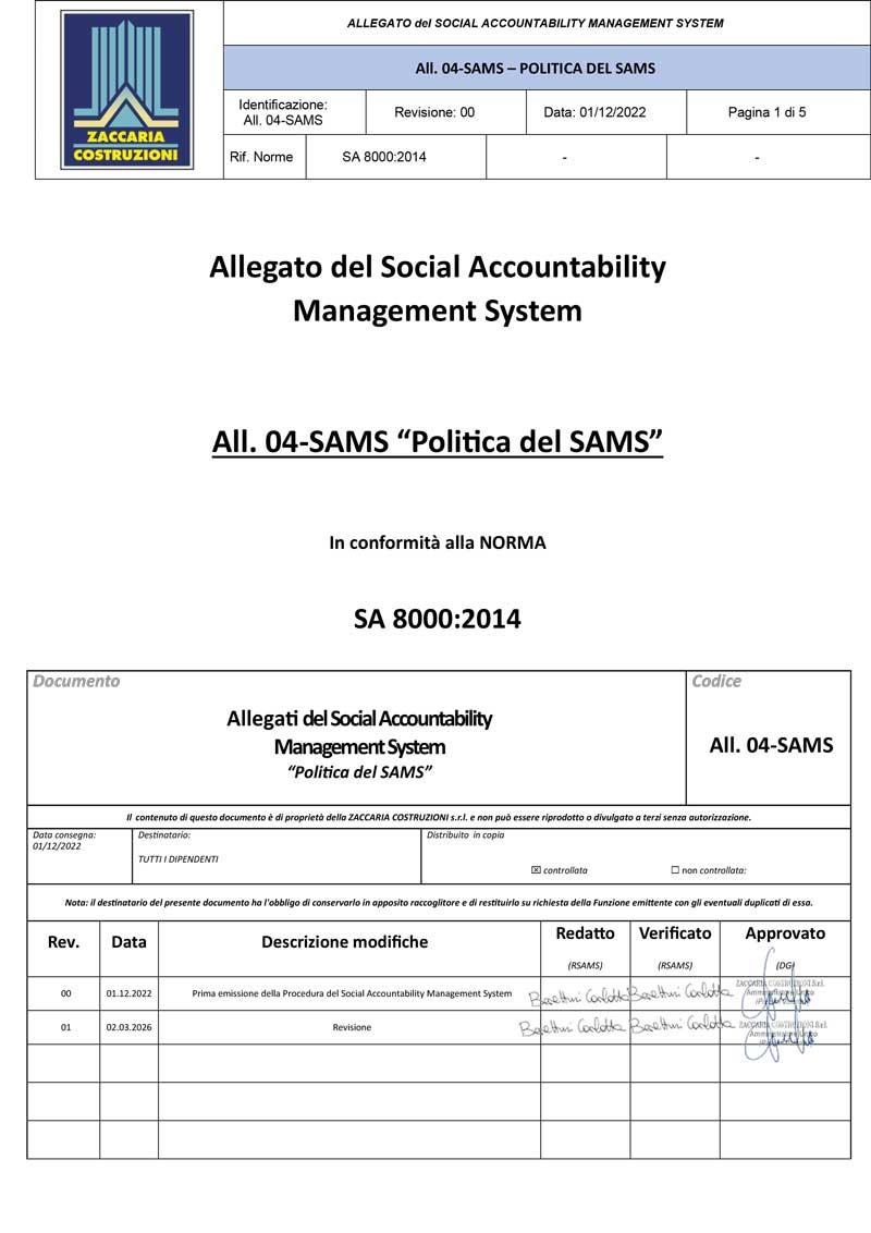 Politica SA 8000